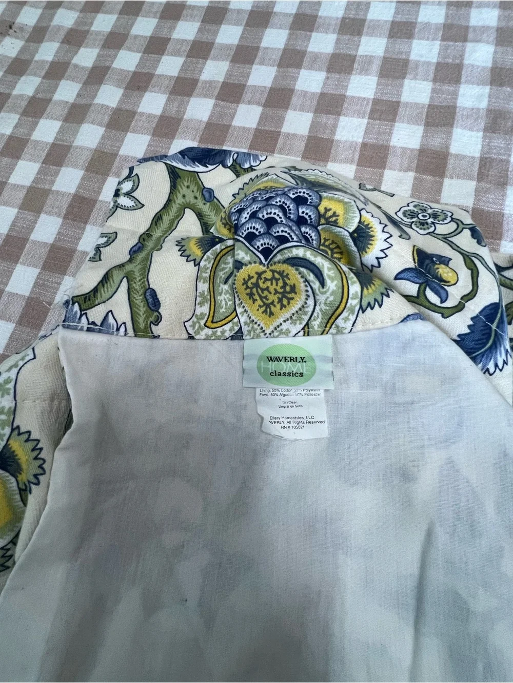 Waverly window valances curtain blue yellow imperial lined cottage core grandma